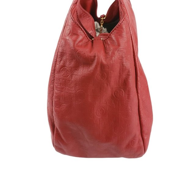 Tory Burch Dafina Red Hobo Bag Tote Handbag and Dustbag - Picture 2 of 11